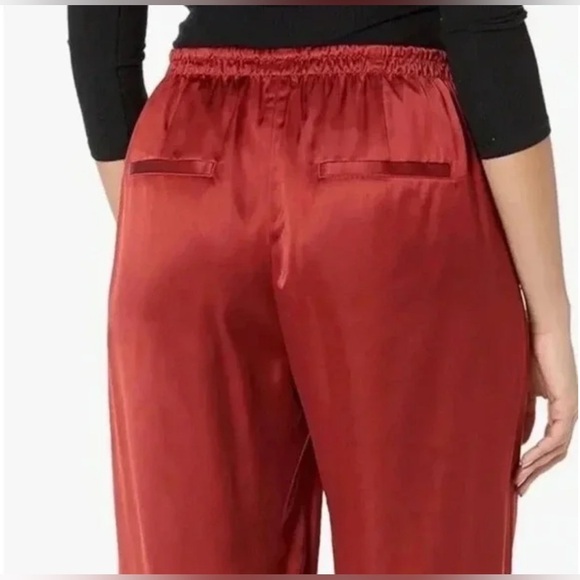 NWT VINCE Drop-Waist Fluid Pull-On Pant Elastic Smocked Waist XL - Picture 9 of 16